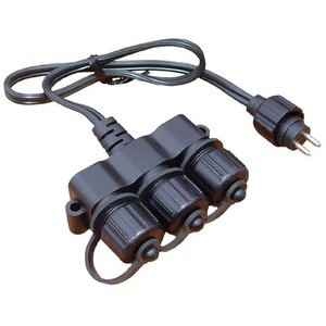 Techmar 3 Way Cable Connector - Black by Techmar