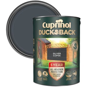 Cuprinol Ducksback Timbercare Paint - Silver Copse by Cuprinol