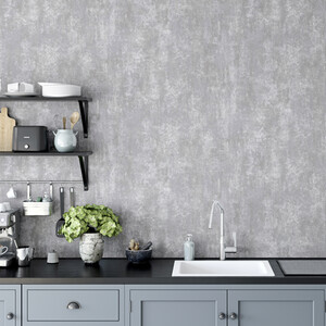 Stone Texture Wallpaper - Grey by Arthouse