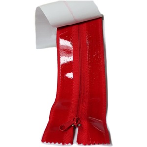 2 Heavy Duty Self Adhesive Zips - 75mm Wide x 2100mm Long - Red by True Products