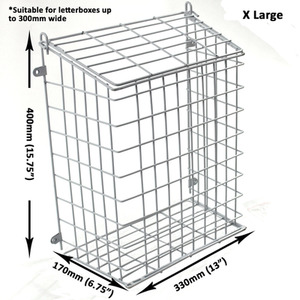Front Door Letter Cage - White / 400mm by Actiaspet