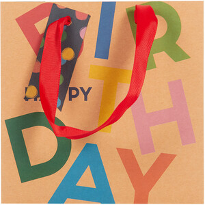 Pack of 3 Kraft Polka Multi Sized Gift Bags