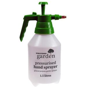1.5 Litre Hand Held Pressure Sprayer Bottle - White by Samuel Alexander