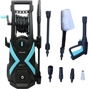 Pro-Kleen Pressure Washer Electric Power Jet Wash, 1650 Bar With Chassis Cleaner - Black by Pro-Kleen