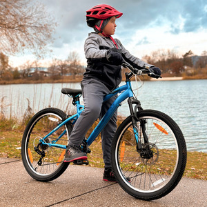 HUFFY Extent 24-inch Cobalt Blue Children's Mountain Bike 64349W - Blue by HUFFY