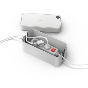 Durable CAVOLINE Cable Management Box - Grey / 292mm by Durable