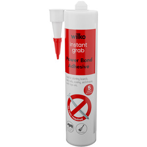 Instant Grab Power Bond Adhesive Cartridge - White