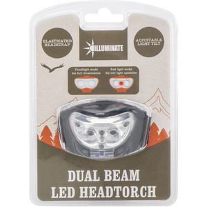 Dual Beam LED Headtorch by Illuminate