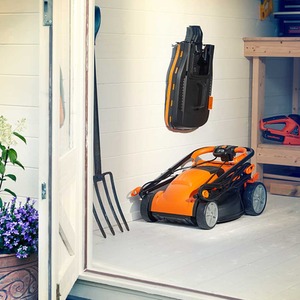LawnMaster 34cm 1400W Electric Lawnmower - Orange by LawnMaster