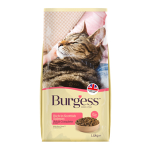 Burgess Adult Cat Food - Scottish Salmon by Burgess