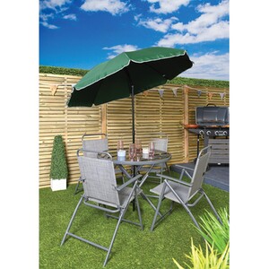 1.8M Beach Parasol by Outdoor Essentials