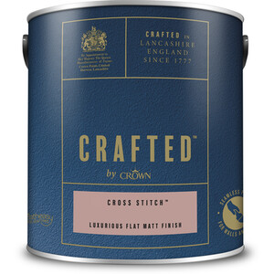 Crown Crafted Luxurious Flatt Matt Paint - Cross Stitch by Crown Paints