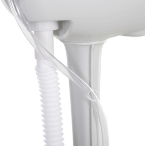 Outsunny Camping Sink With Towel Holder Soap Dispenser Hand Wash - Light Grey by Outsunny