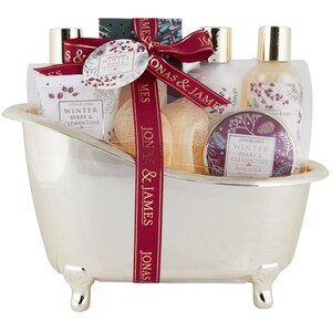 Jonas & James Winter Berry and Clementine Gift Set - White by Jonas & James
