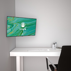 Multi Position TV and Monitor Mount, up to 43 Inch Screens - Black by AVF