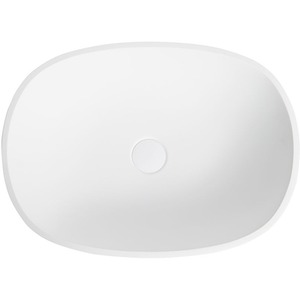 Almeria Countertop Matt Stone Basin - White by Fino Stone