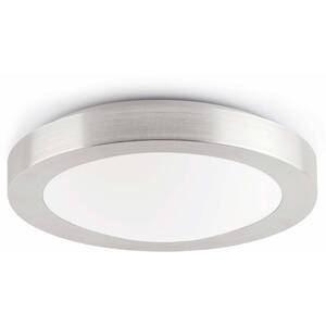 Logos 2 Light Round Bathroom Flush Ceiling Light