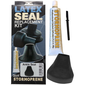 Latex Ankle Seal Repair Kit (Cone Shaped) - Clear by Stormsure