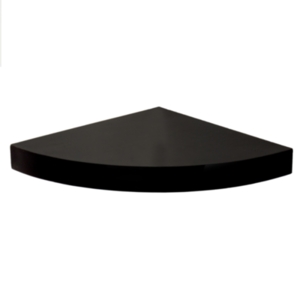 Floating Corner Shelf - Black