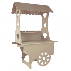 KuKoo Candy Cart Wedding Sweet Stall - Brown by Kukoo