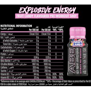 ABE Pre Workout Energy Shot 60ml by Applied Nutrition