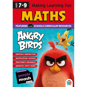 Angry Birds Fun Learning Maths Workbook Series 2 - red
