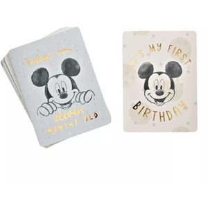 Disney Mickey Mouse 24 Milestone Cards Blue - Blue by Disney