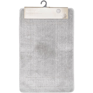 Bath Mat Set - Silver