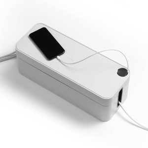 Durable CAVOLINE Cable Management Box - Grey / 414mm by Durable