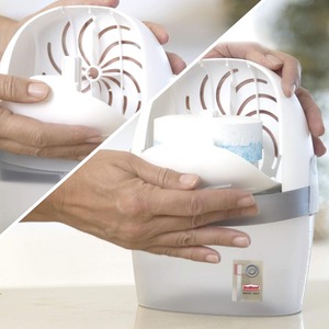2x Large AERO 360 Dehumidifiers Moisture Trap Damp Absorber - White by UniBond
