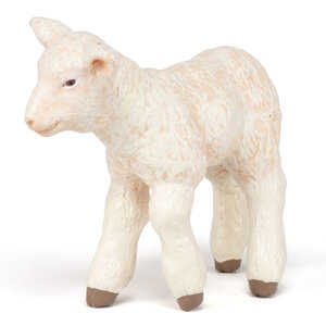 PAPO Farmyard Friends Merinos Lamb Toy Figure - White by PAPO