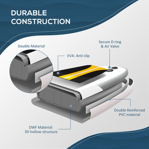 Outsunny 10ft Inflatable Board - Yellow by Outsunny
