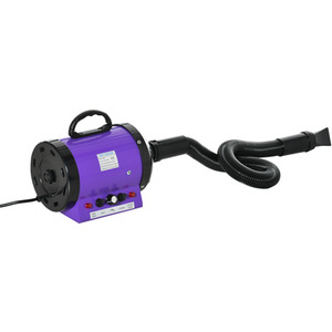 PawHut Dog Pet Grooming Hairdryer Heater - Purple by PawHut