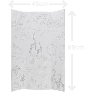 Anti-Roll Wedge Baby Changing Mat - Safari Sketches / Safari Sketches by Babycurls