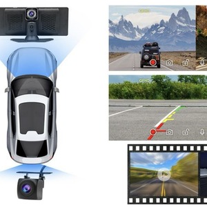 10 Inch Portable CarPlay Android Auto Screen - Black by ConnectDrive Plus