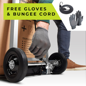 Folding Hand Truck Max Load 90Kg - Silver by WMR