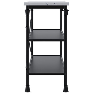 Fairmont Marble Effect Console - Black