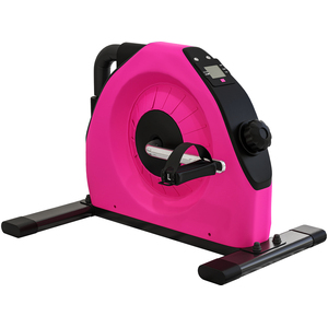 Mini Exercise Bike for Legs and Arms Workout - Pink by SPORTNOW