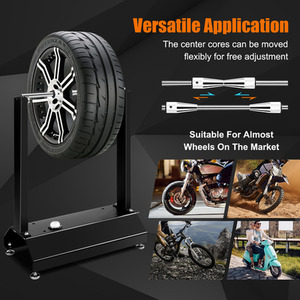 Motorcycle Wheel Balancer - Black by Costway