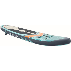 Paddle Board 2-In-1 Inflatable SUP Kayak, with Pump, Backpack - Turquoise & Black by tectake