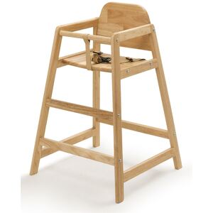 Simply Stackable Wooden High Chair - Natural by Safetots