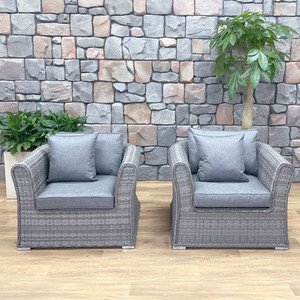 New England Chair - Grey / 2 by Malay