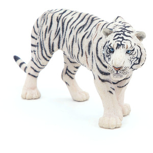 PAPO Wild Animal Kingdom White Tiger Toy Figure - White by PAPO