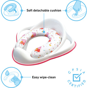Peppa Pig Soft Padded Toilet Seat - Pink by Peppa Pig