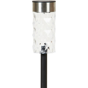 2 in 1 Solar Crystal Effect Light - Black and Clear