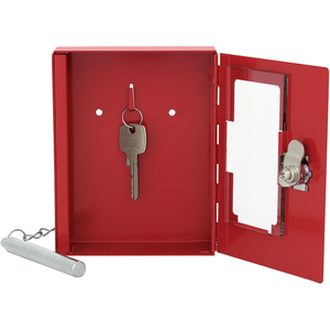 Rottner Emergency Key Box NSK1 Cylinder Lock Red - Red by Rottner Safes