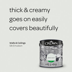 Crown Walls and Ceilings Silk Emulsion by Crown Paints