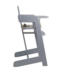 Grow with Me Wooden High Chair - Grey by Safetots