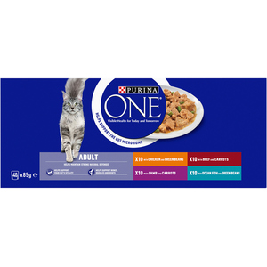 Pack of 40 Purina One Mini Fillets in Gravy by Purina One