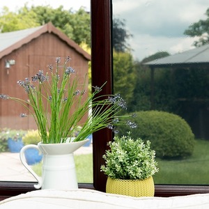 dc fix Tinted Heat and Glare Protection Static Cling Vinyl Wrap for Windows - black by d-c-fix